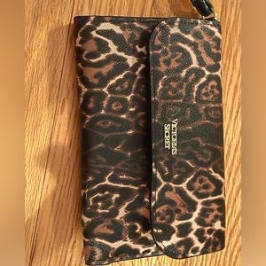 Victoria’s Secret cheetah print wristlet.